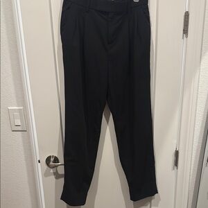 Wool Banana Republic Black Dress Pants Tapered Fit